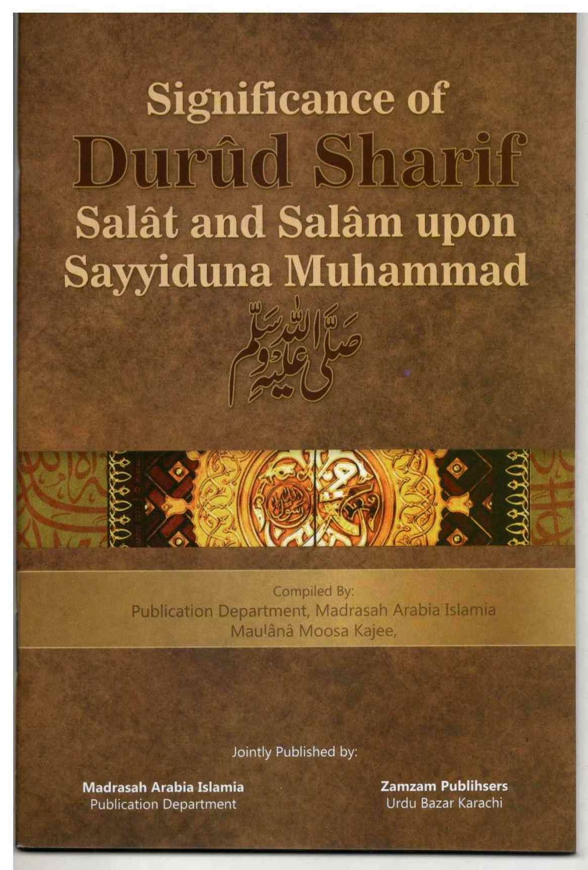 Significance Of Durud Sharif