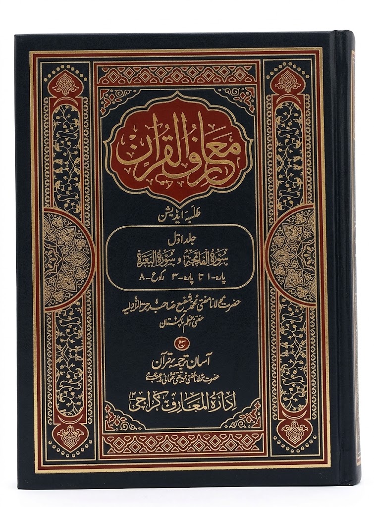 Maariful ul Quran (Simple Edition) 8 Volumes Set | معارف القرآن 8 والیمز سیٹ