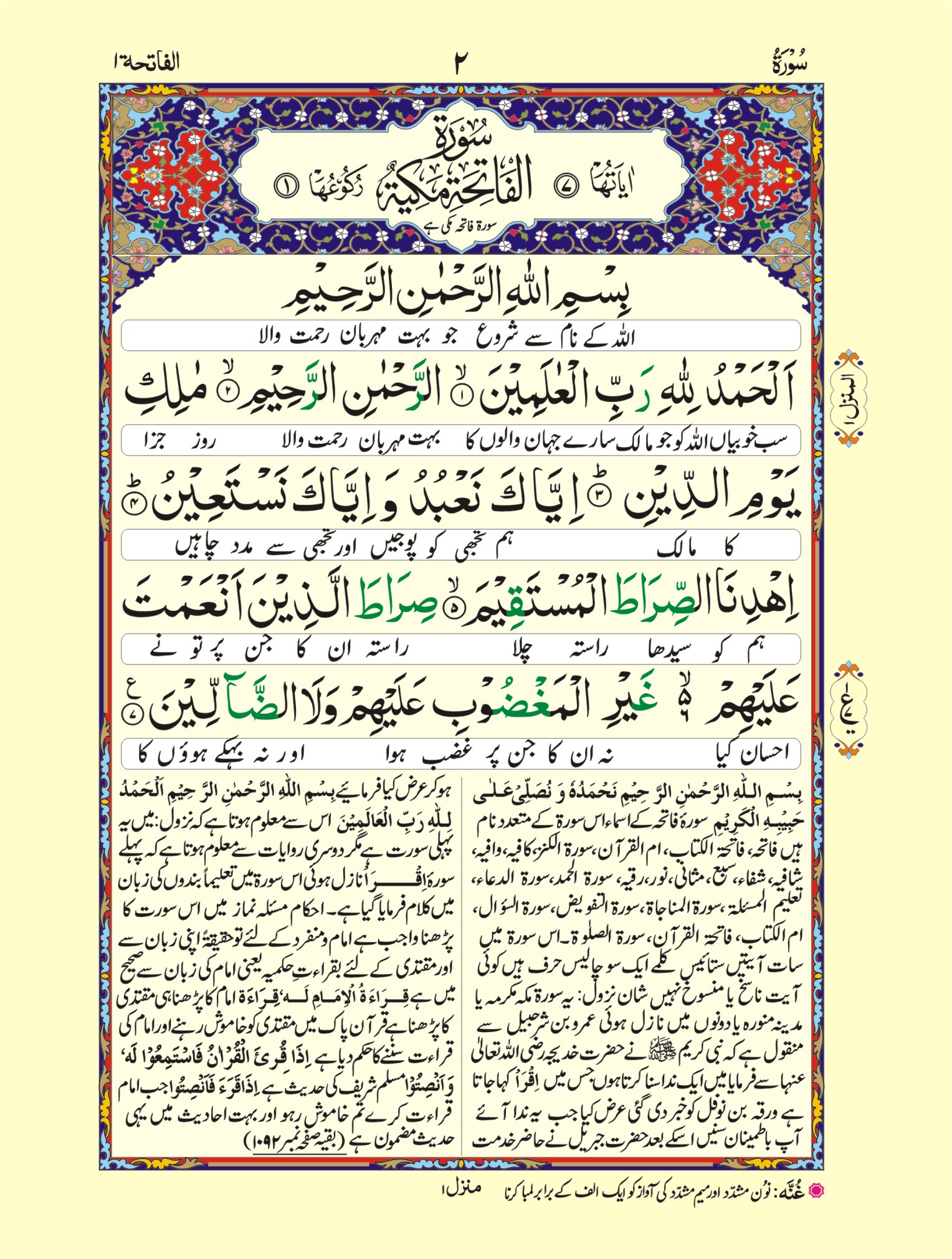 Holy Quran with Urdu Translation & Tafseer (Kanz-ul-Iman, Khazain-ul-Irfan) (Hammad H-60)