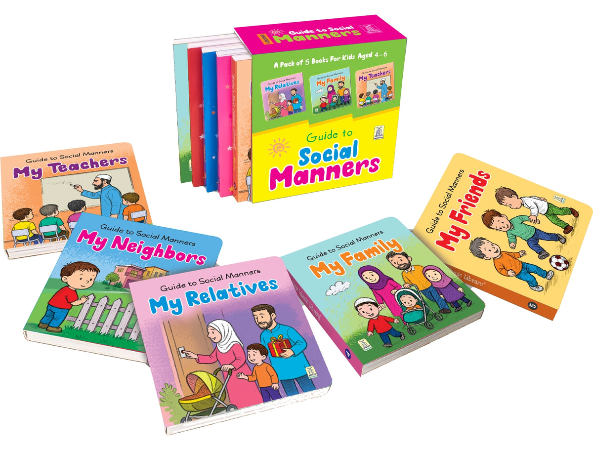 Guide to Social Manners – 5 Book Box Set for Kids (Ages 4-6)
